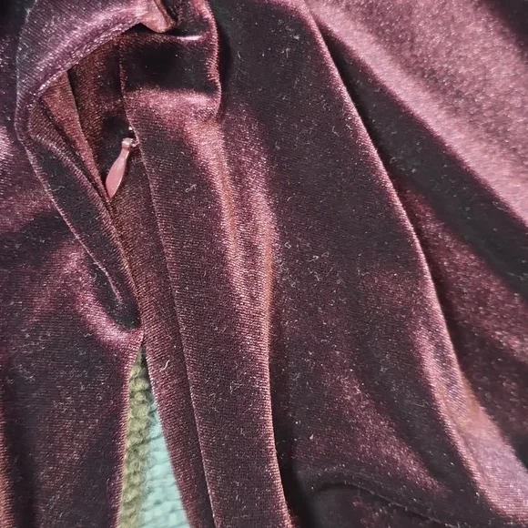 Antonio Melani Velvet Ruffle Dress Sz 4 - Picture 7 of 8